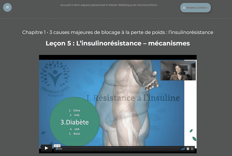 Formations Micronutrition Capture écran 2